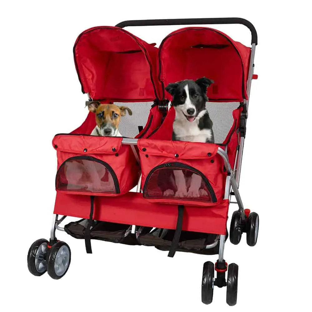 dog stroller for two dogs