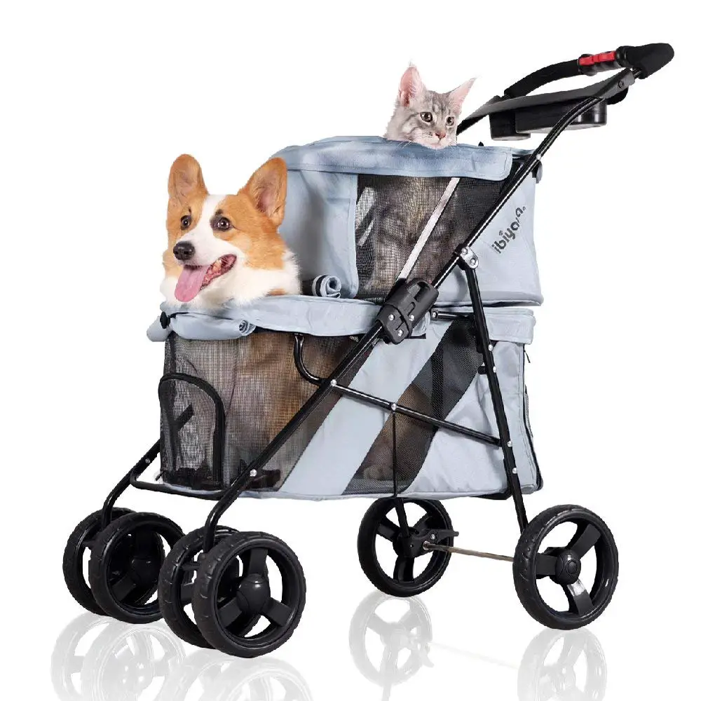 dog stroller for two small dogs